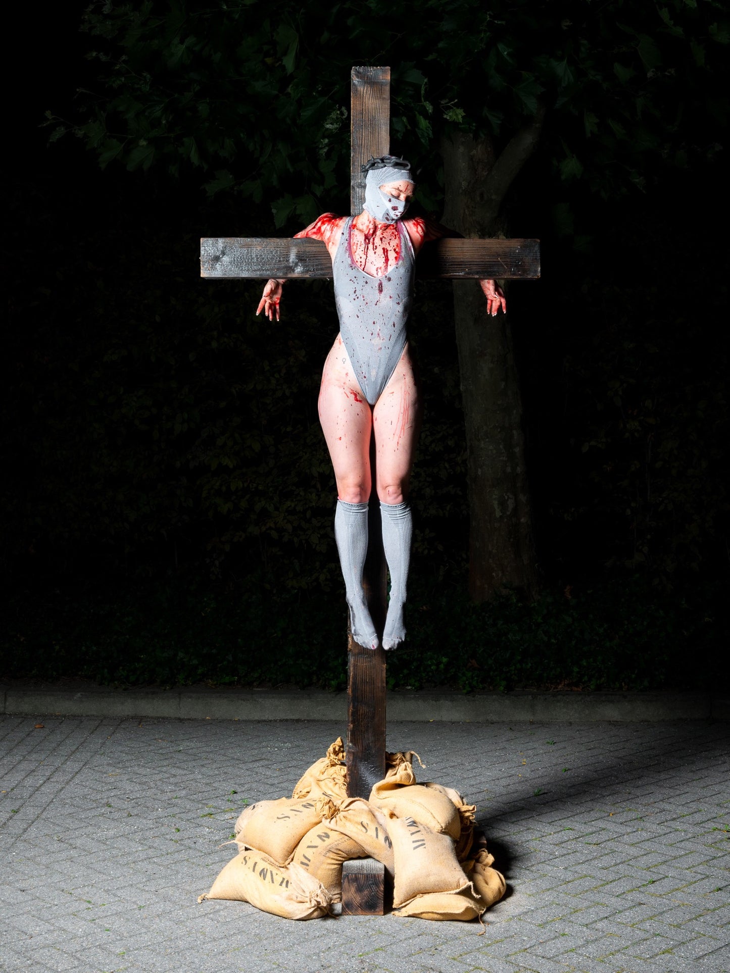 E7.2 Knitted Socks Grey