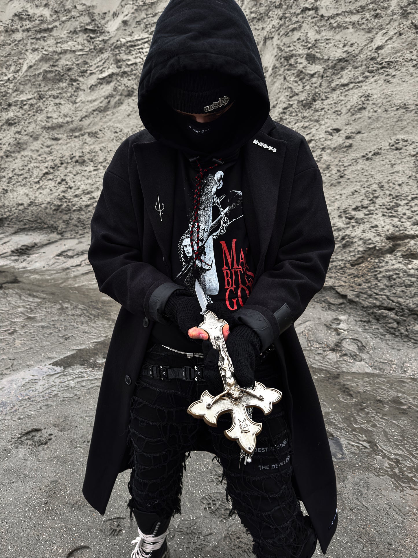 Man Bites God Hoodie