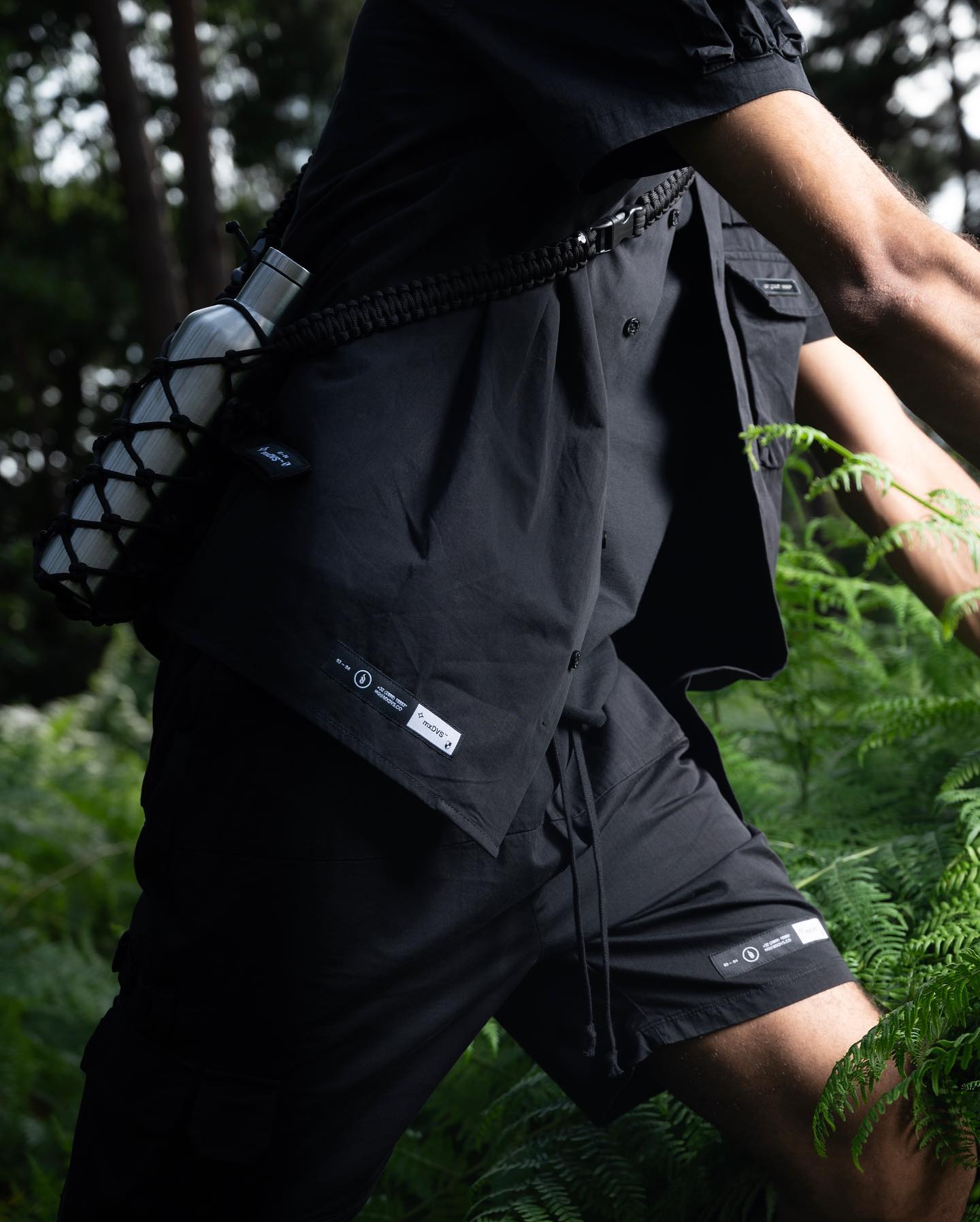 Inox water bottle + holder