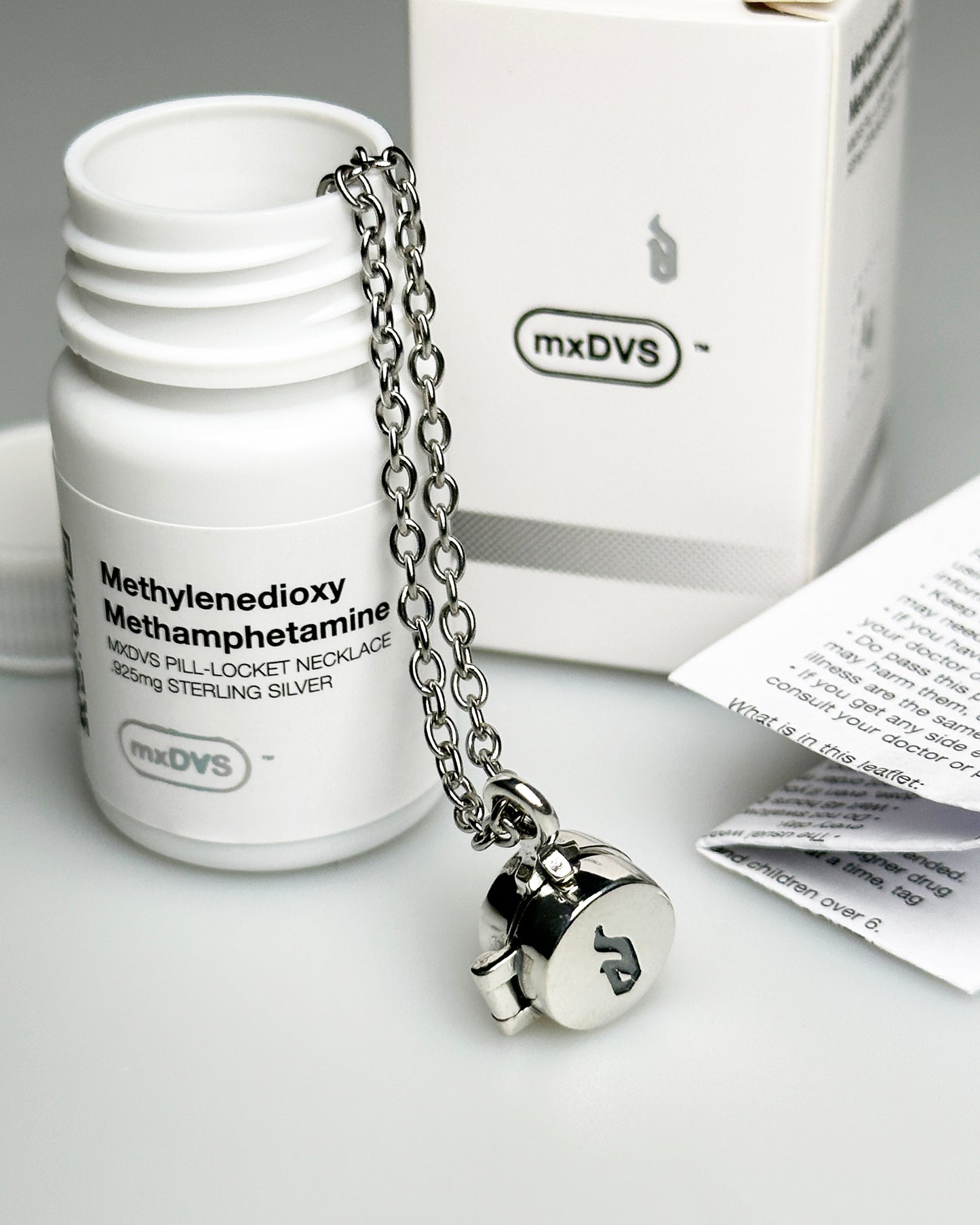 Pill Locket Necklace
