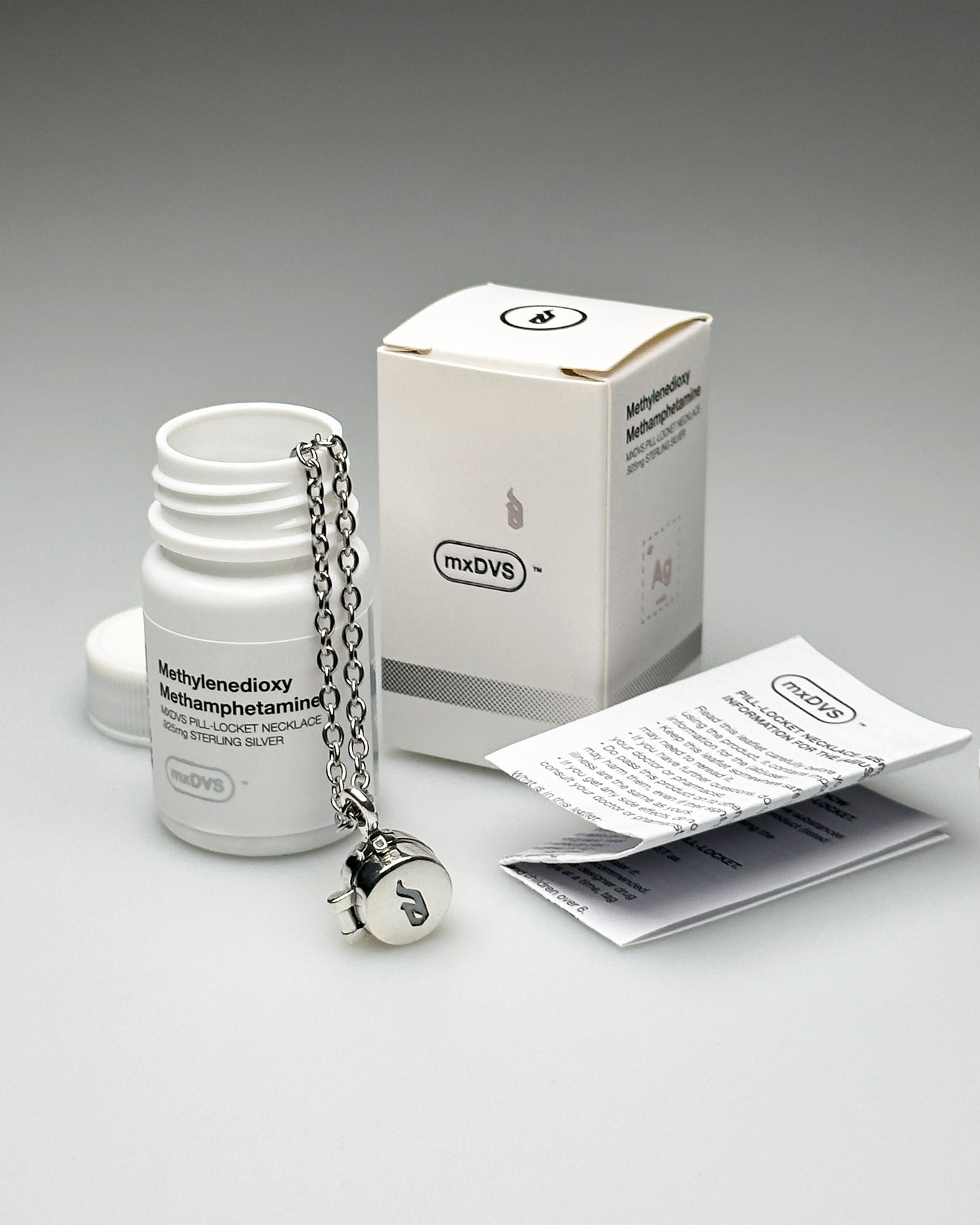 Pill Locket Necklace