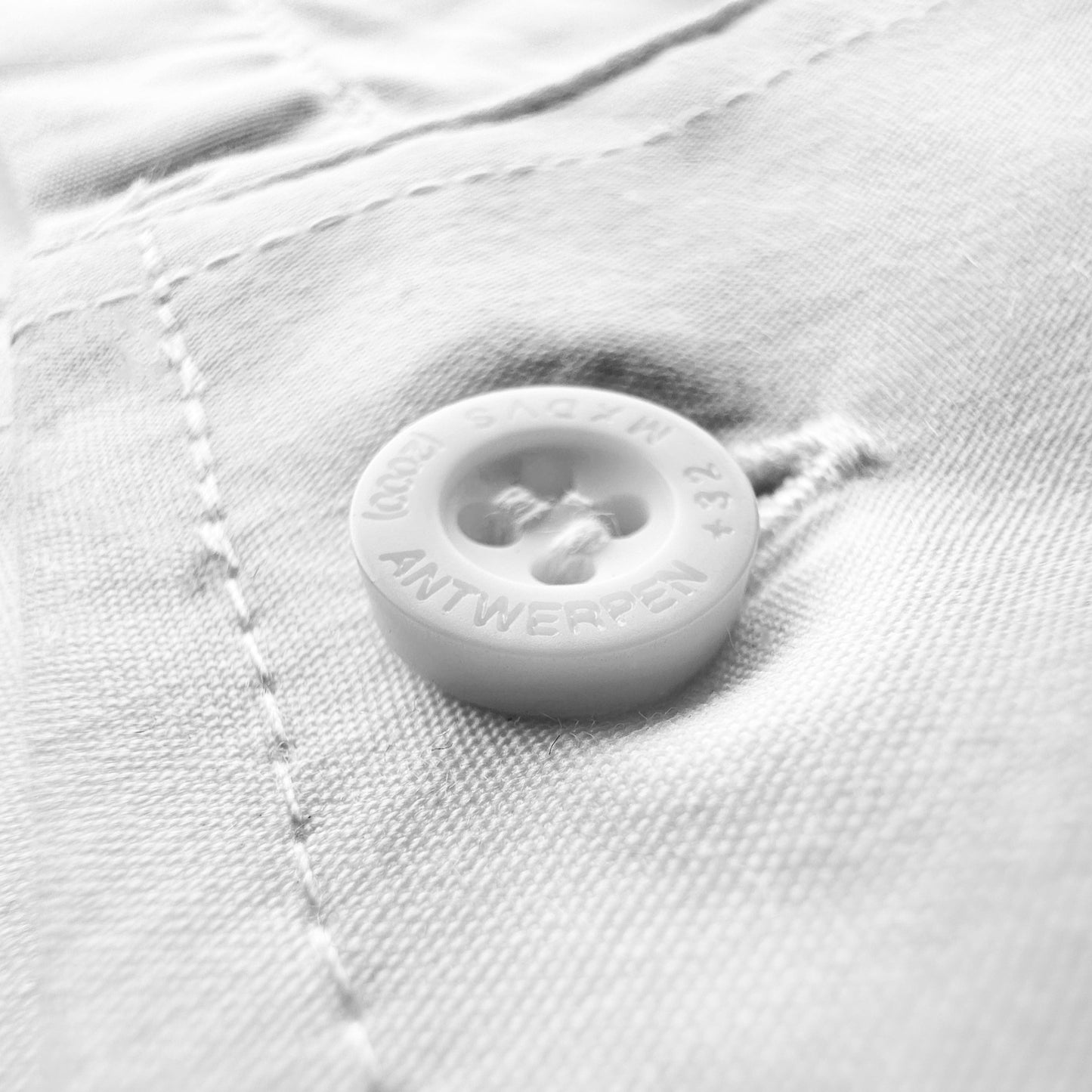 White Button Shirt LS