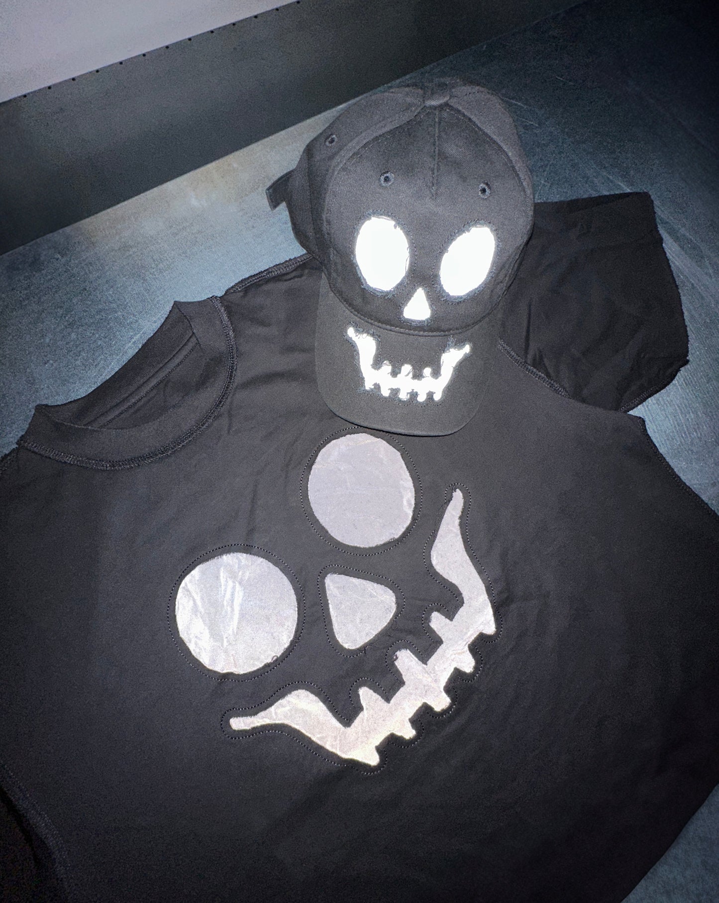Reflective Skull T-Shirt