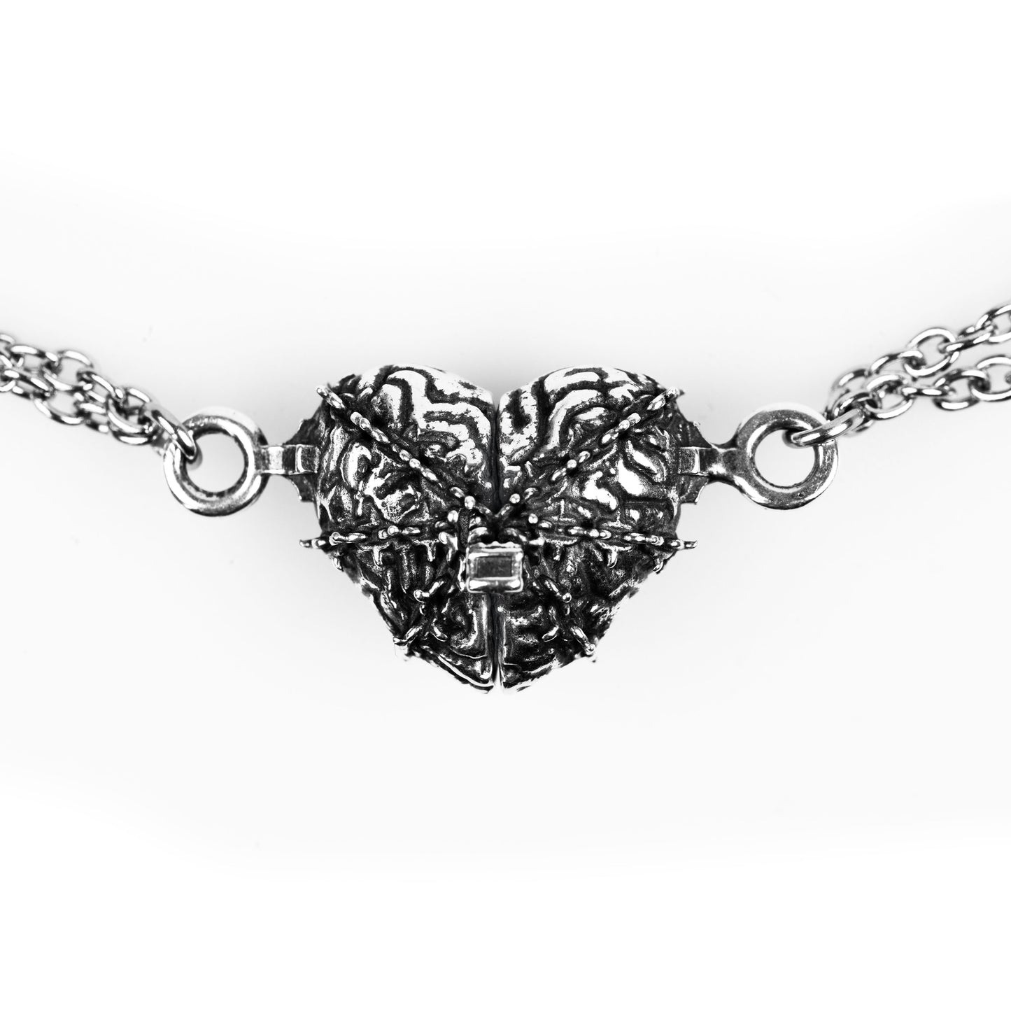 Brain Heart Necklace