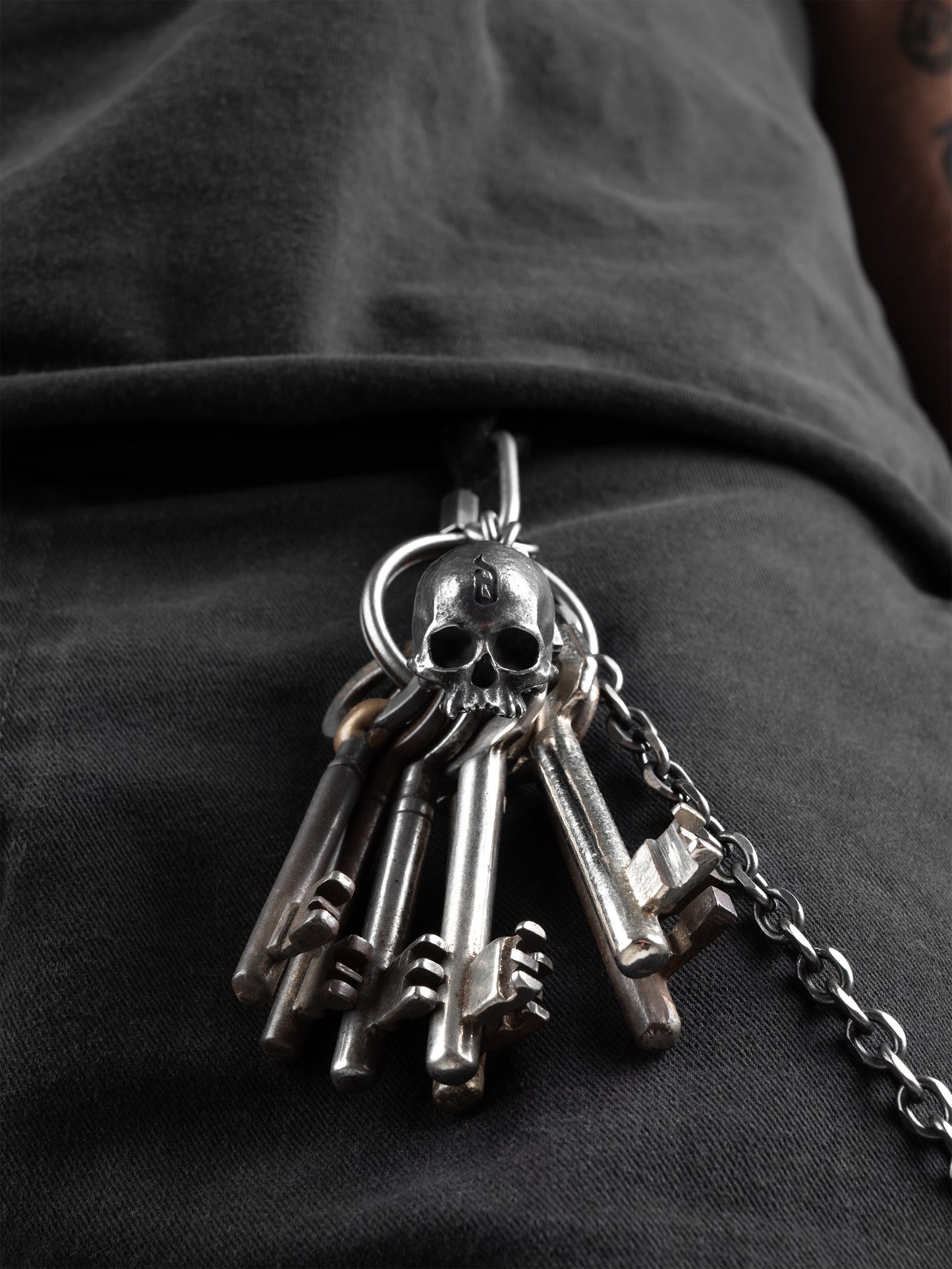 Skull Maiden Wallet Chain