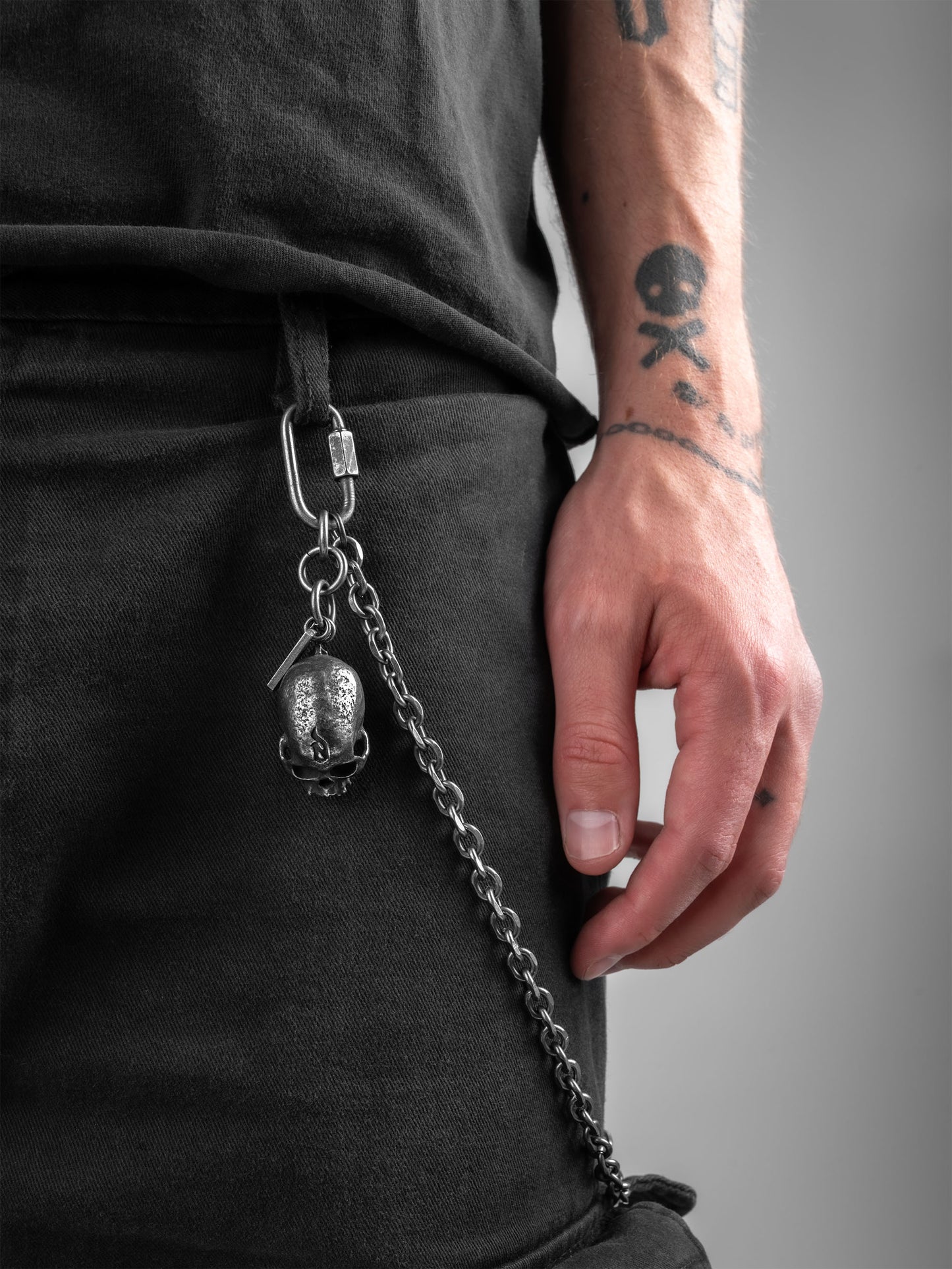 Skull Maiden Wallet Chain
