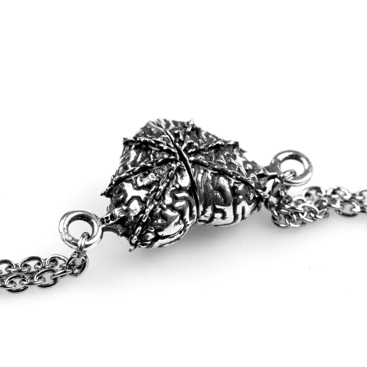 Brain Heart Necklace
