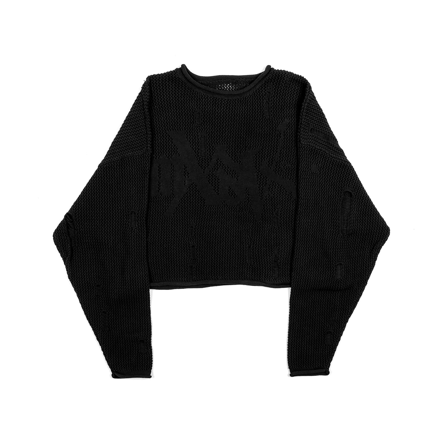 Cotton Logo Knit