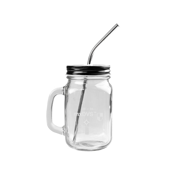 Glass Drinking Jar M X D V S