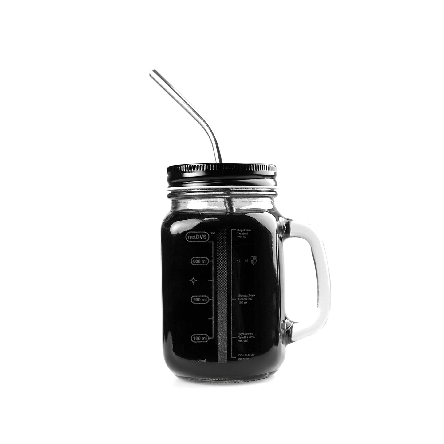 Glass Drinking Jar