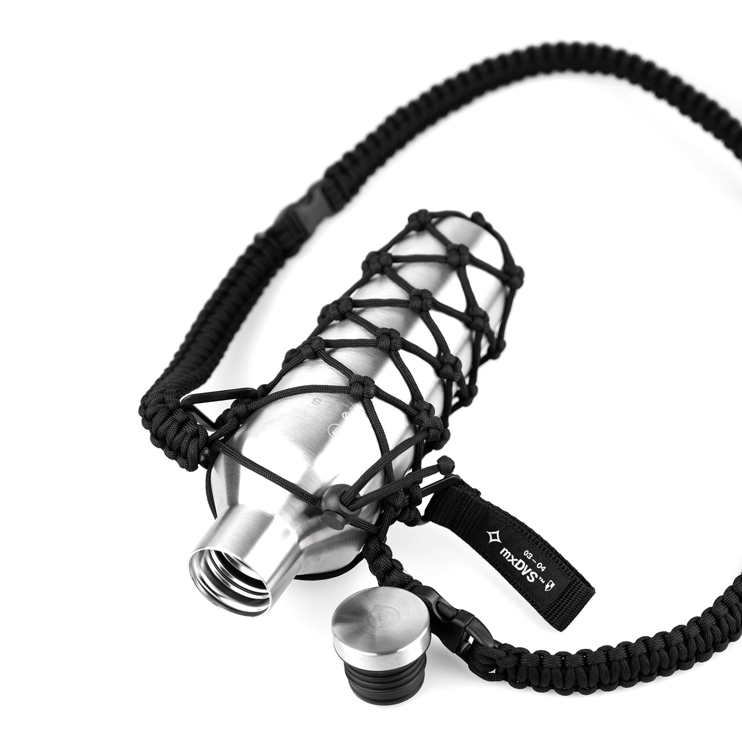 Inox water bottle + holder