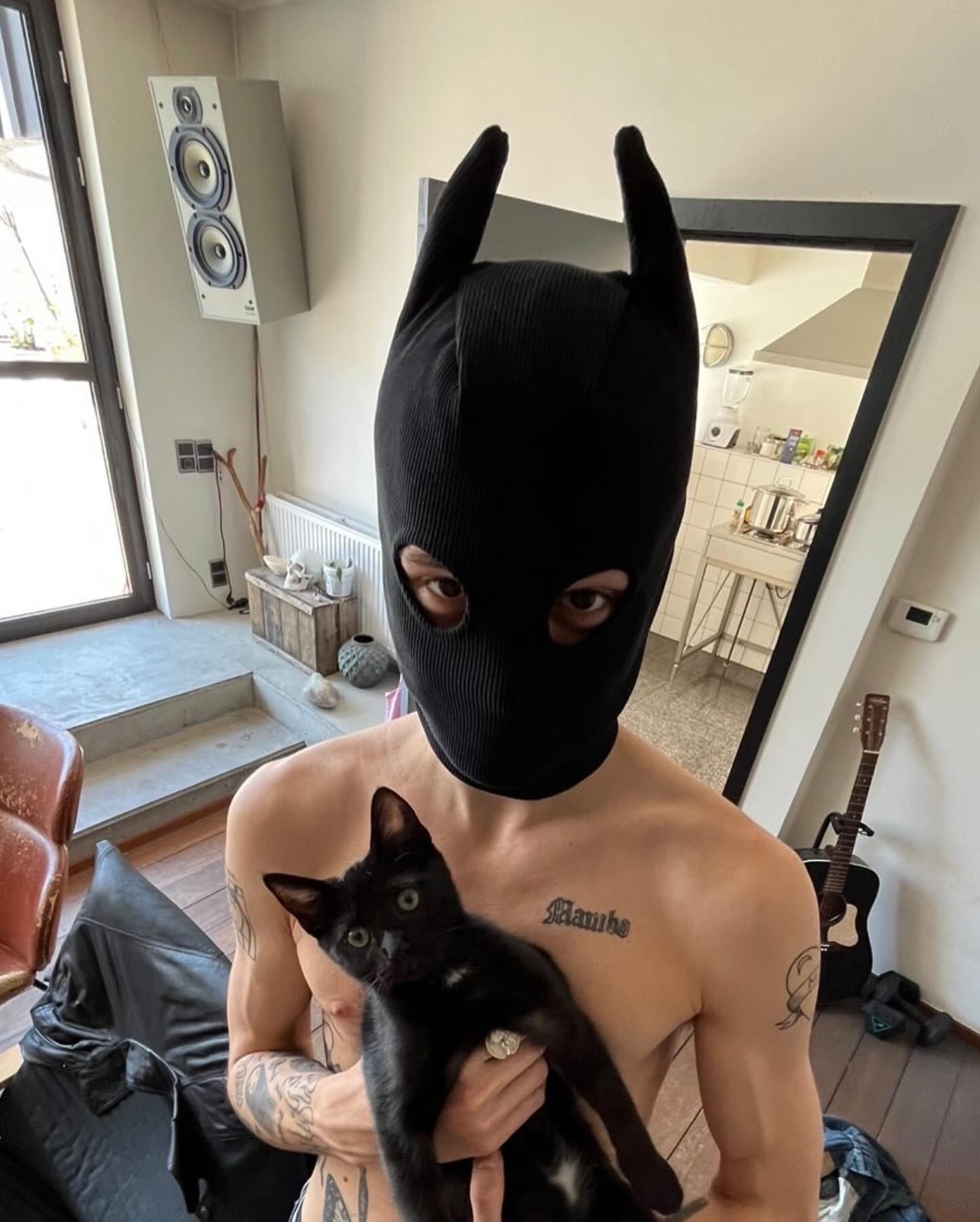 Black Malinois Mask