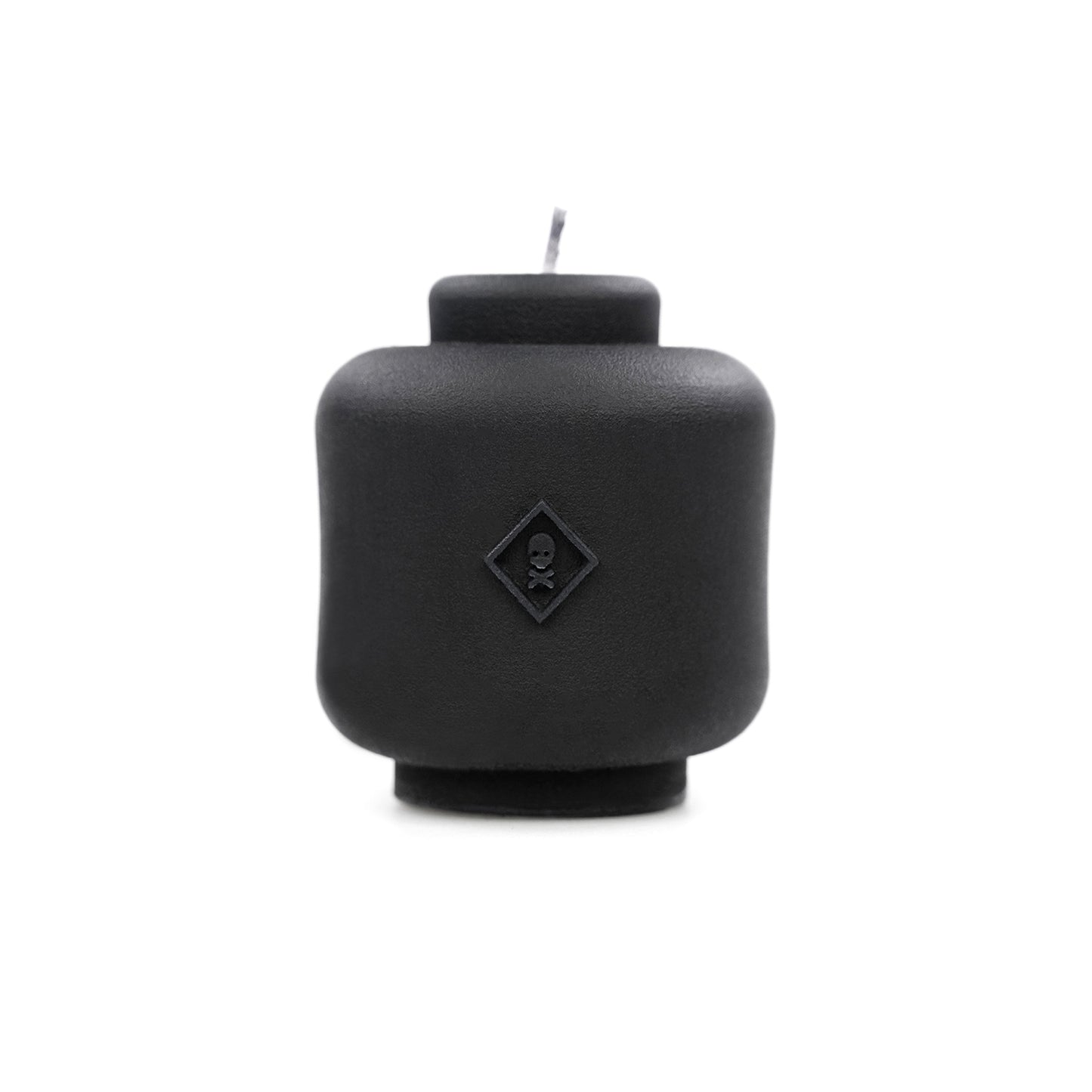 Black Skull Candle