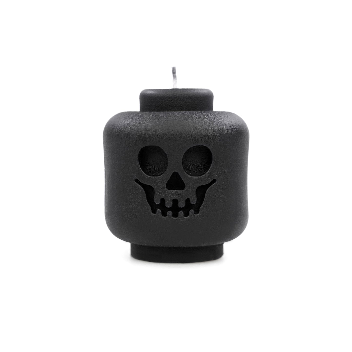 Black Skull Candle
