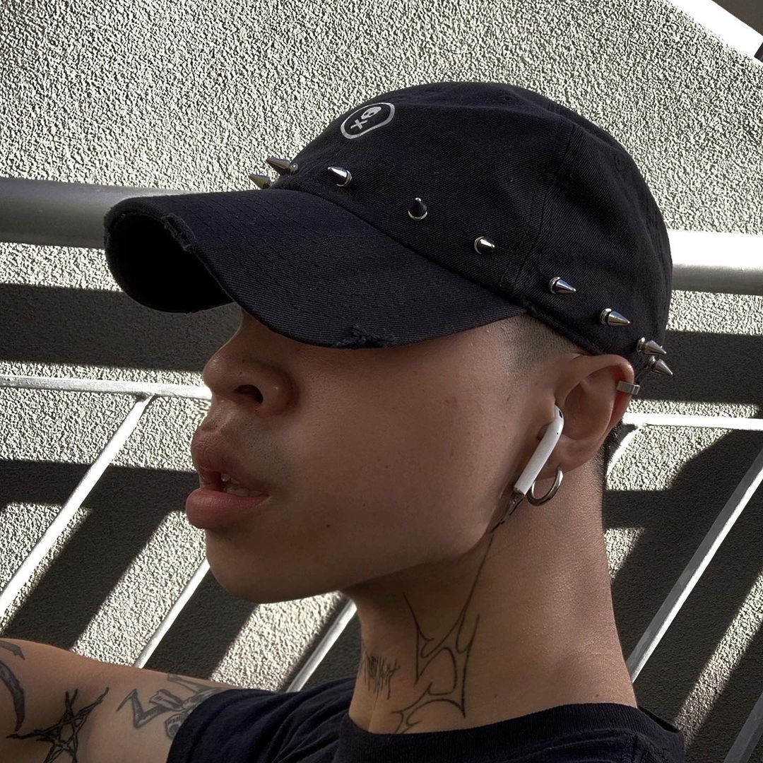 Studded hat
