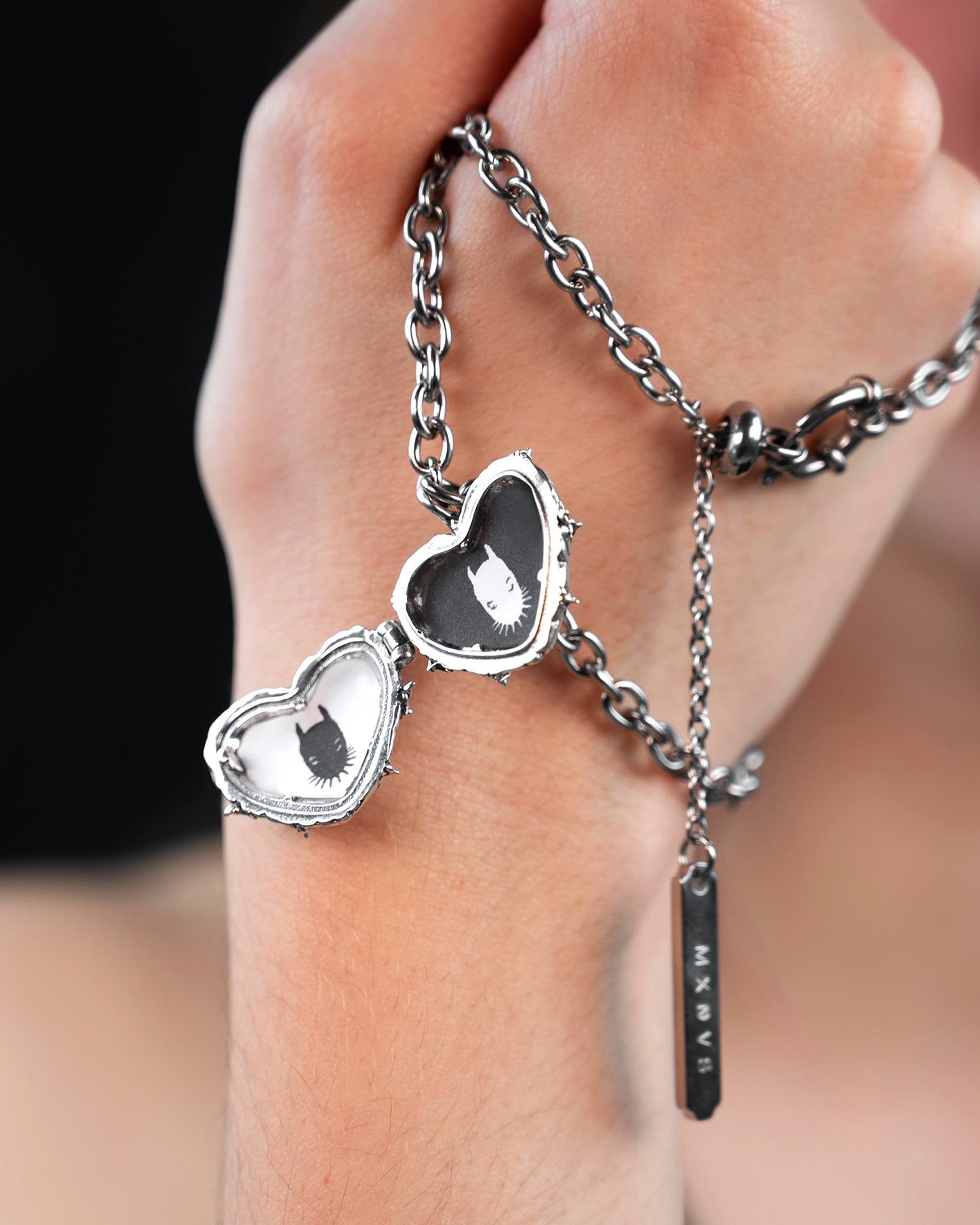 Brain Heart Locket