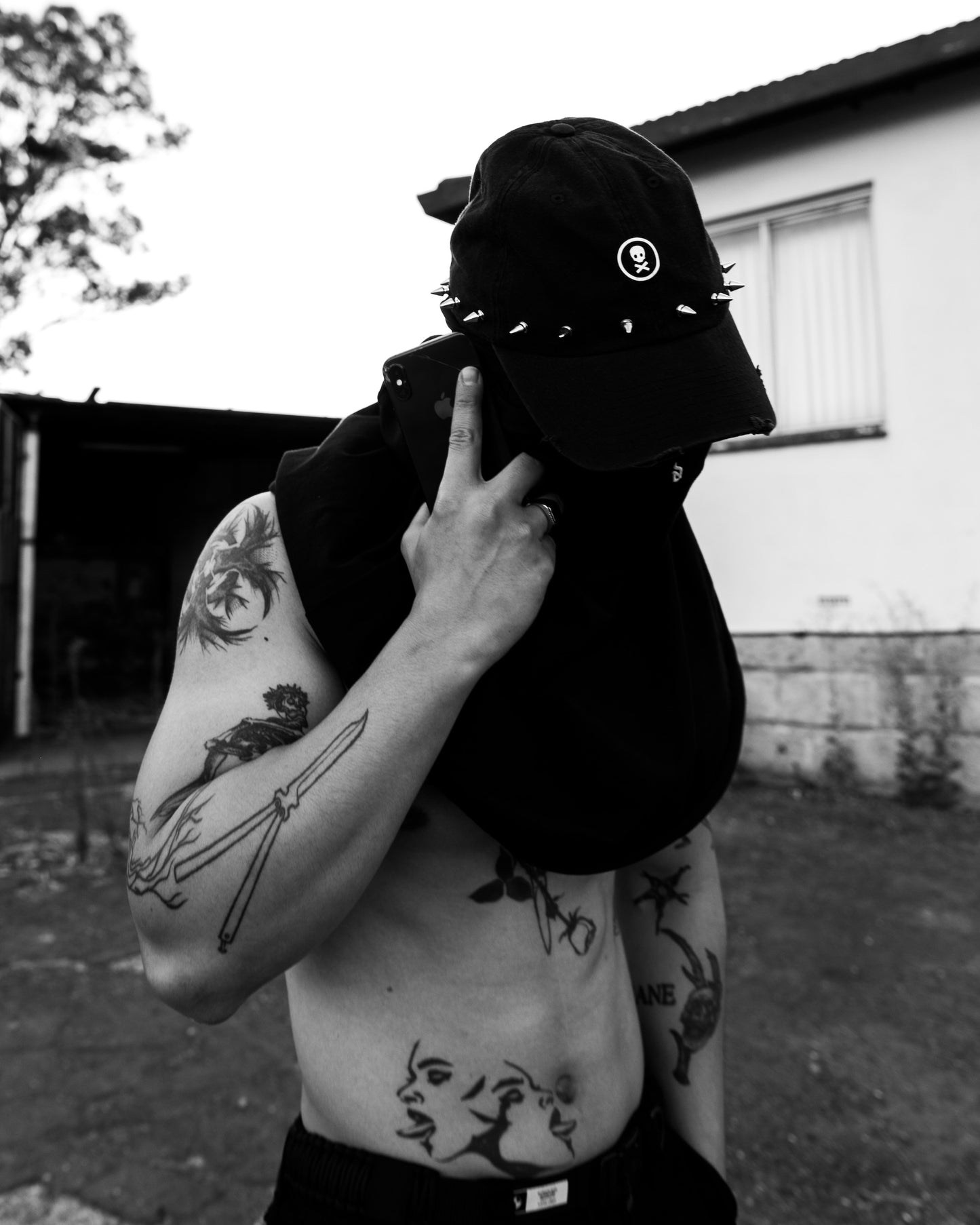 Studded hat