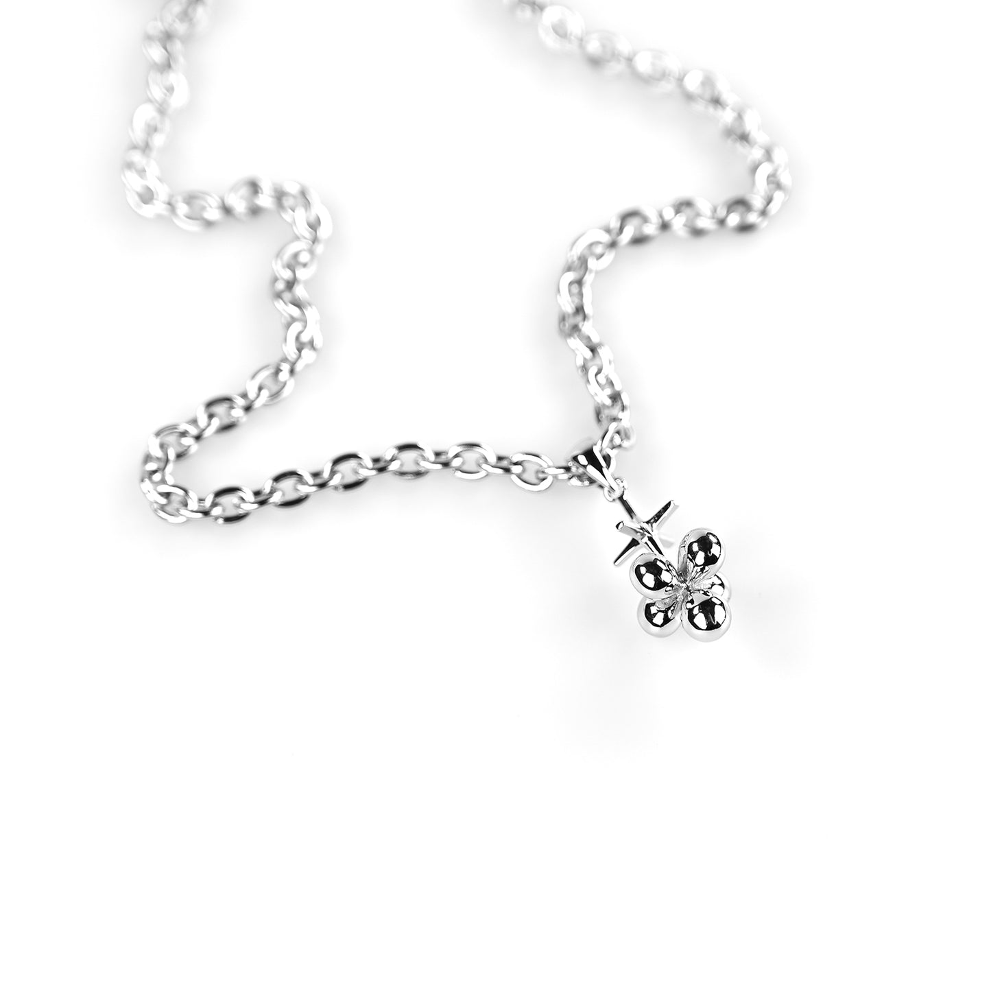 Sterling Clover Necklace
