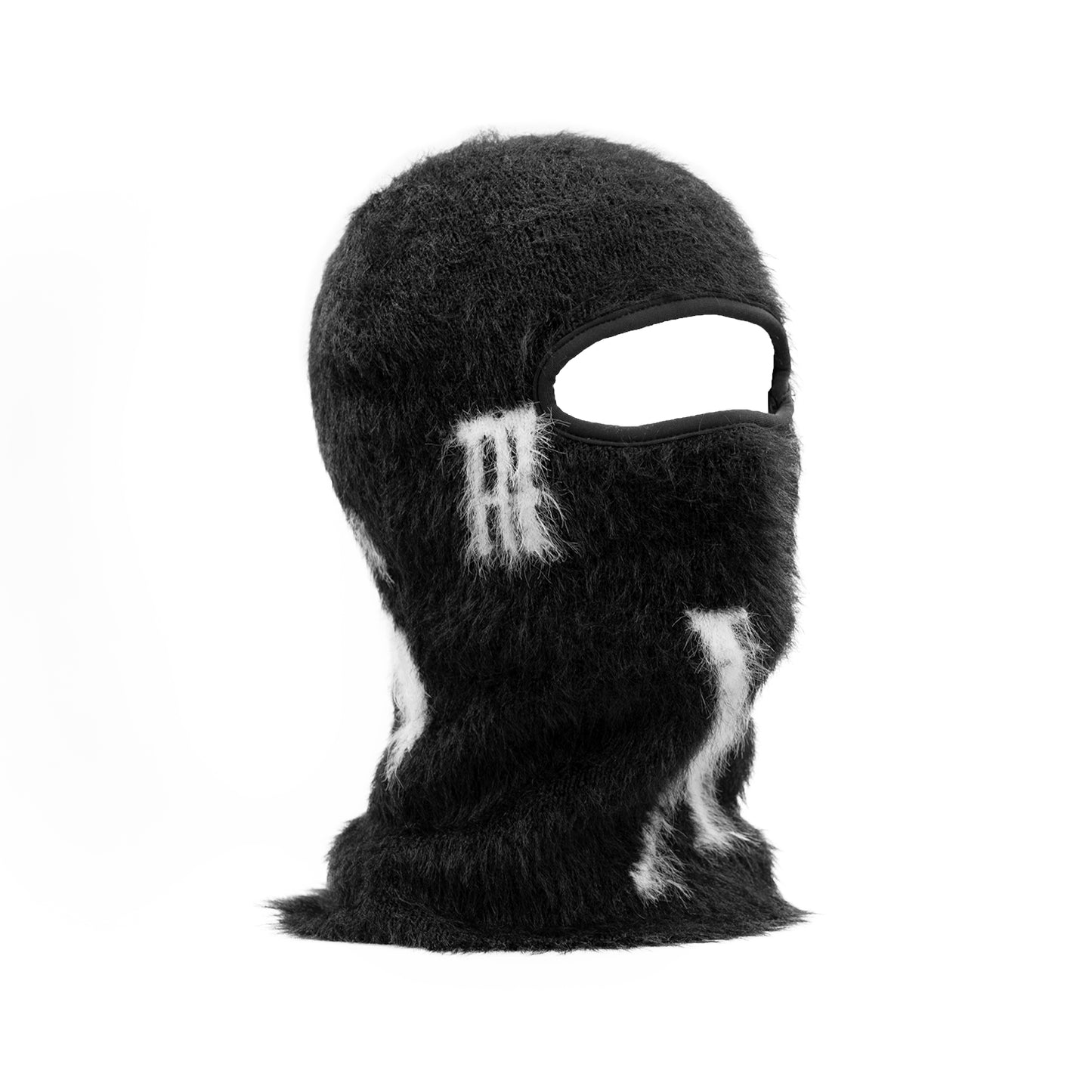 Faux mink balaclava