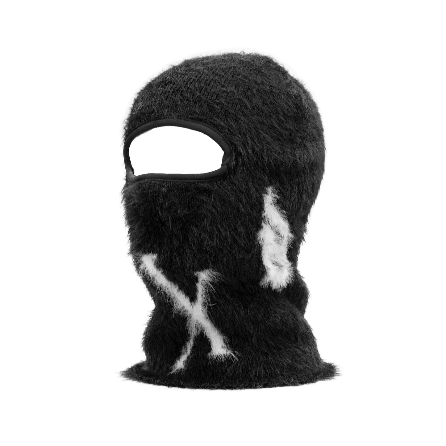 Faux mink balaclava
