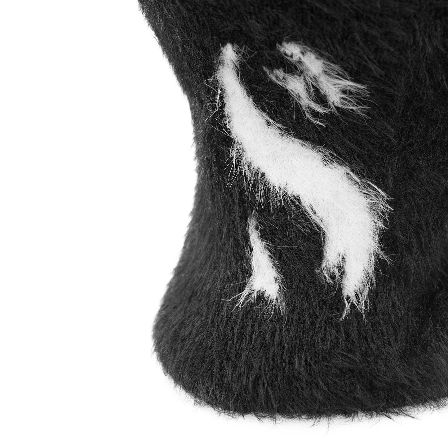 Faux mink balaclava