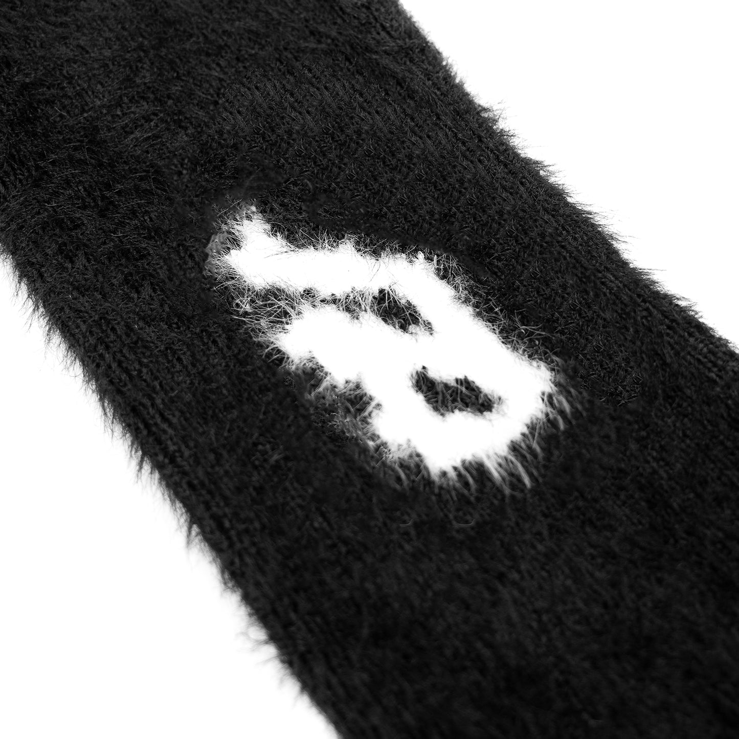 Faux mink leg warmers
