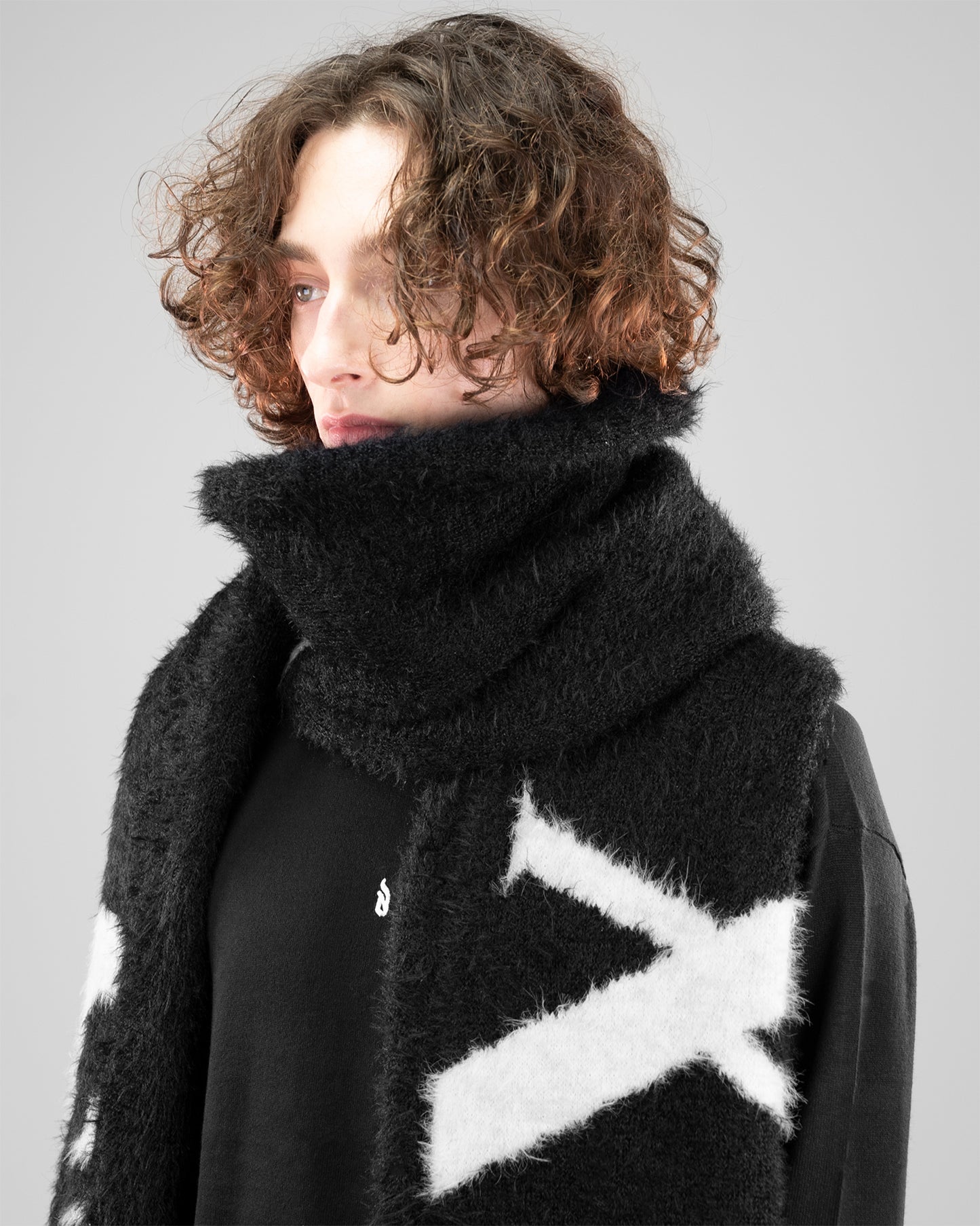 Faux Mink Scarf