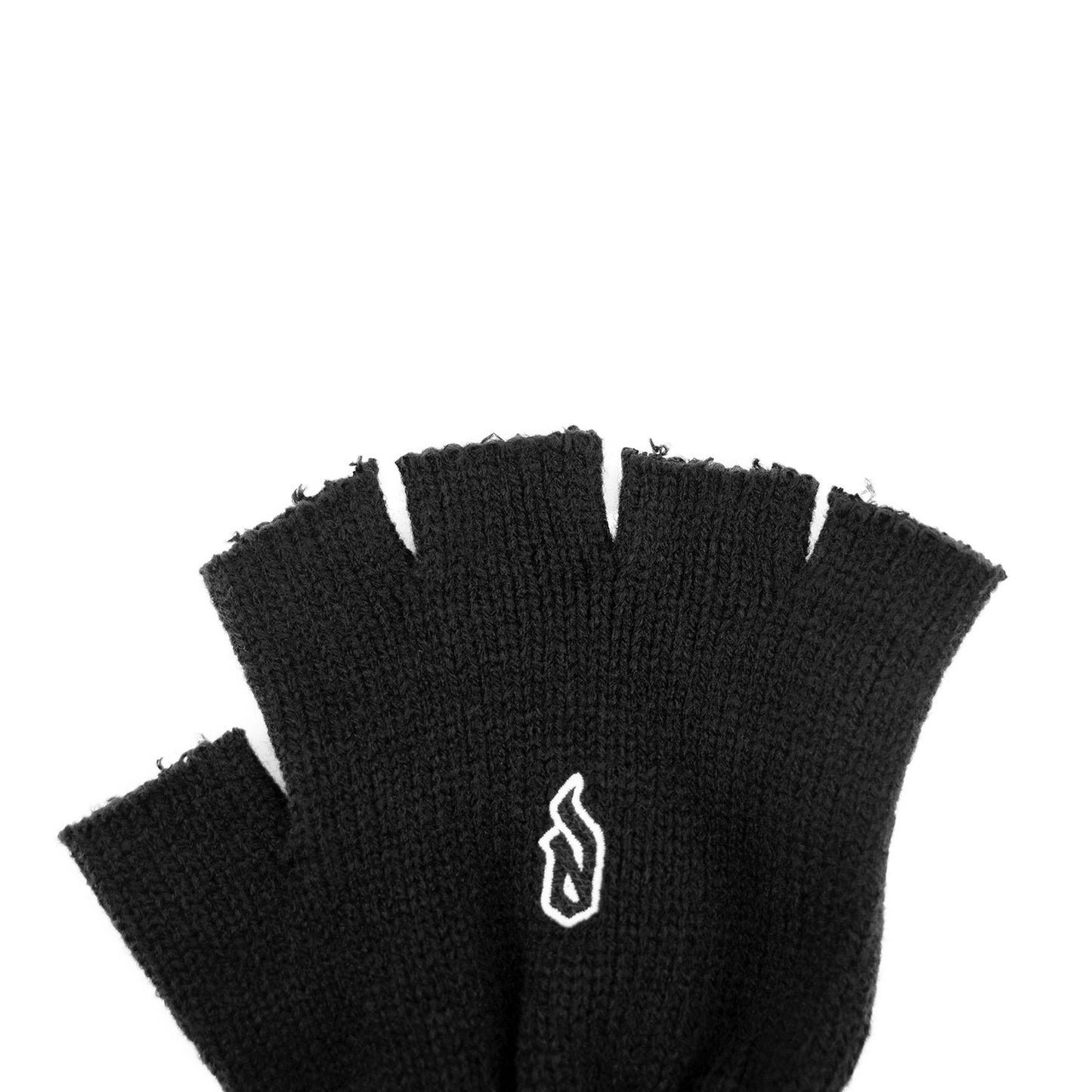 Fingerless D-logo gloves