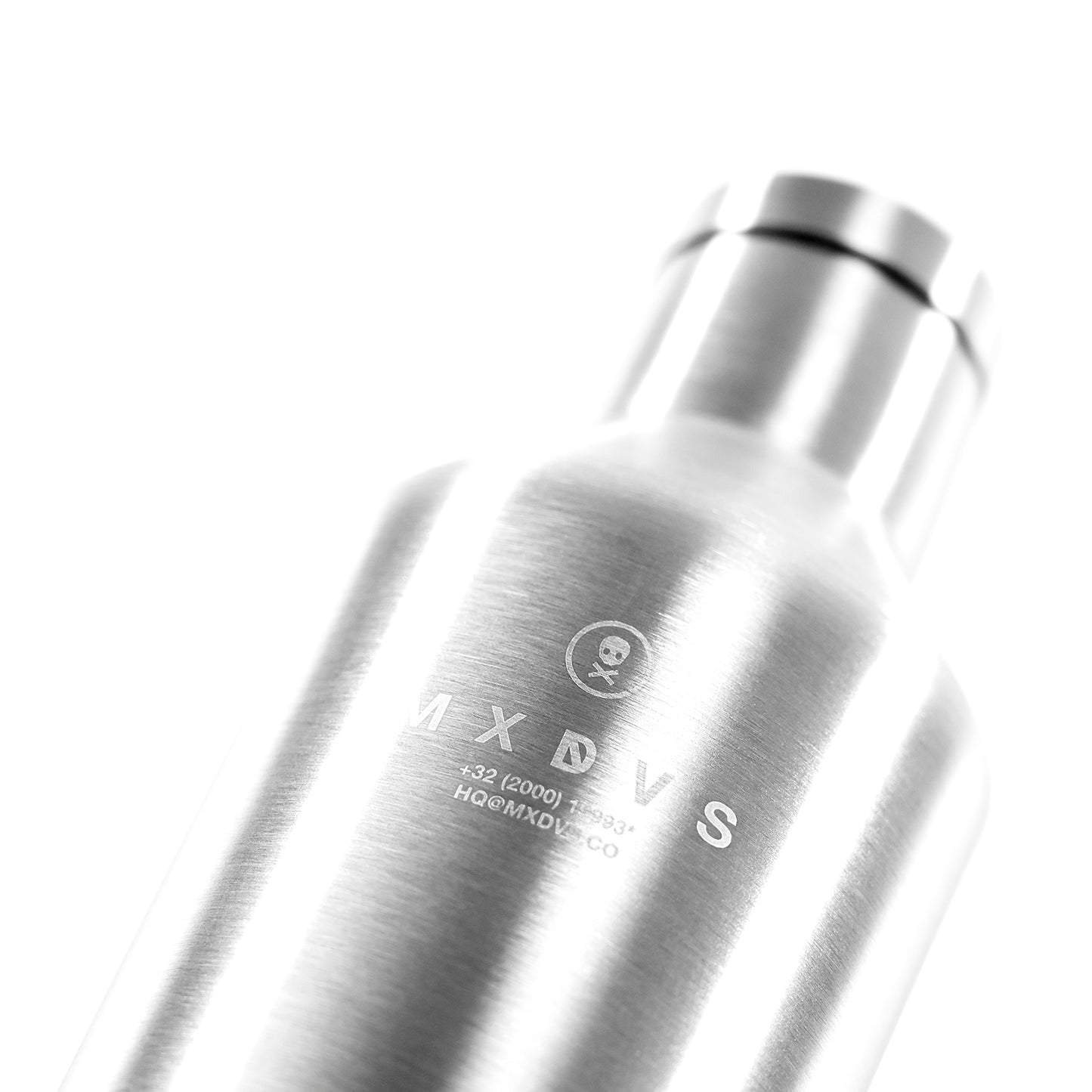 Inox water bottle + holder