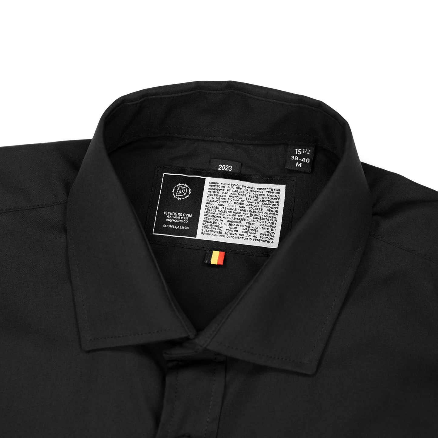 Black Button Shirt LS