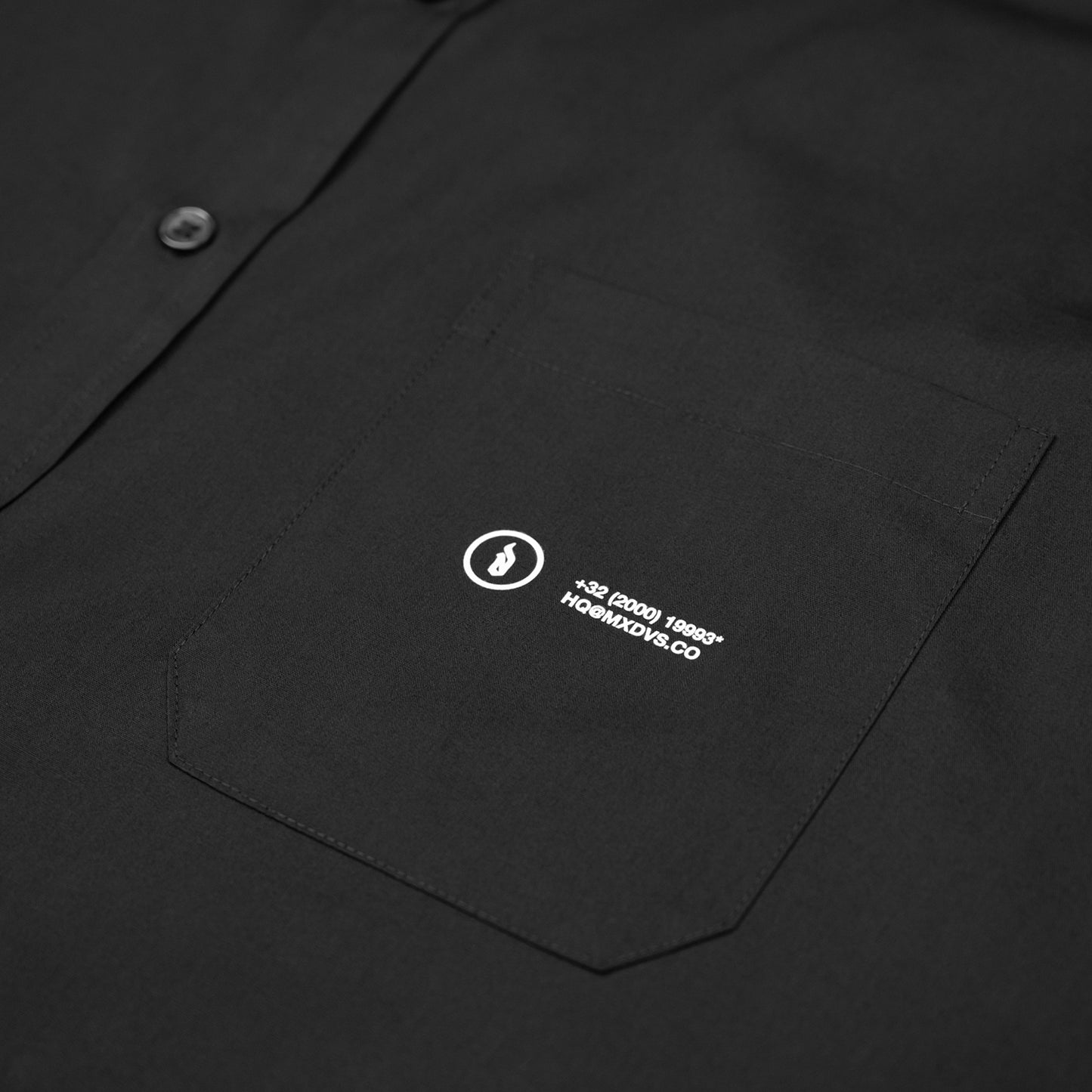 Black Button Shirt LS