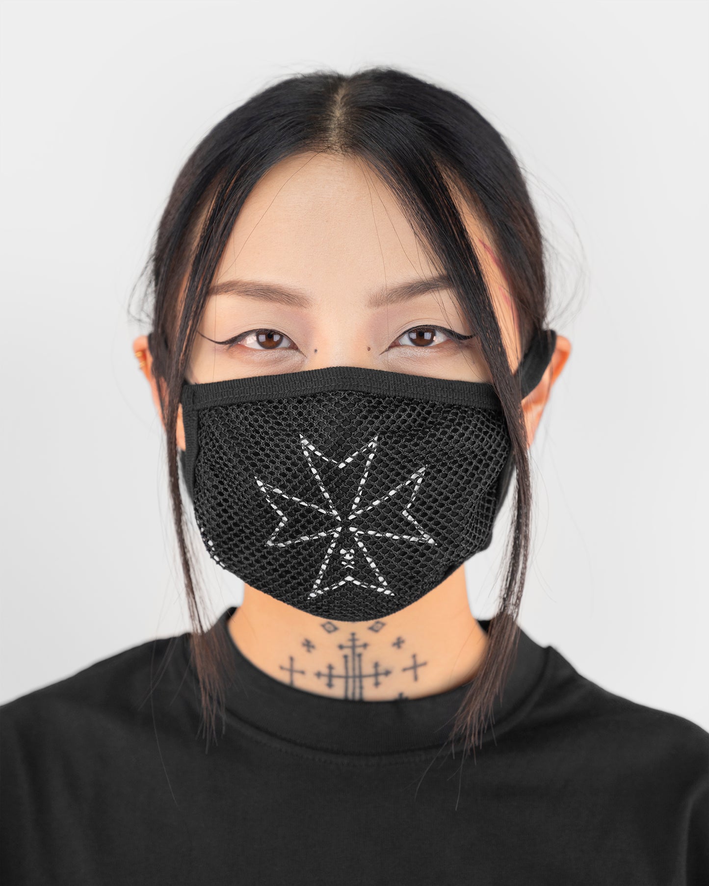 Maltese Cross Mesh Mask