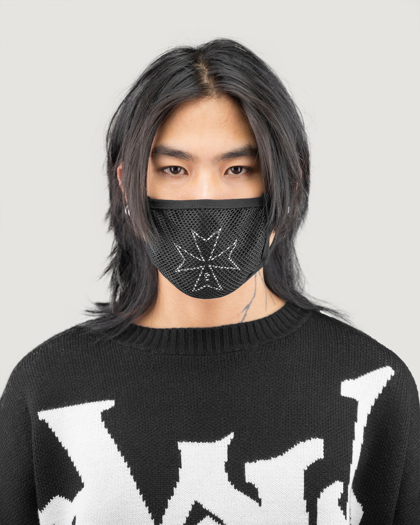 Maltese Cross Mesh Mask