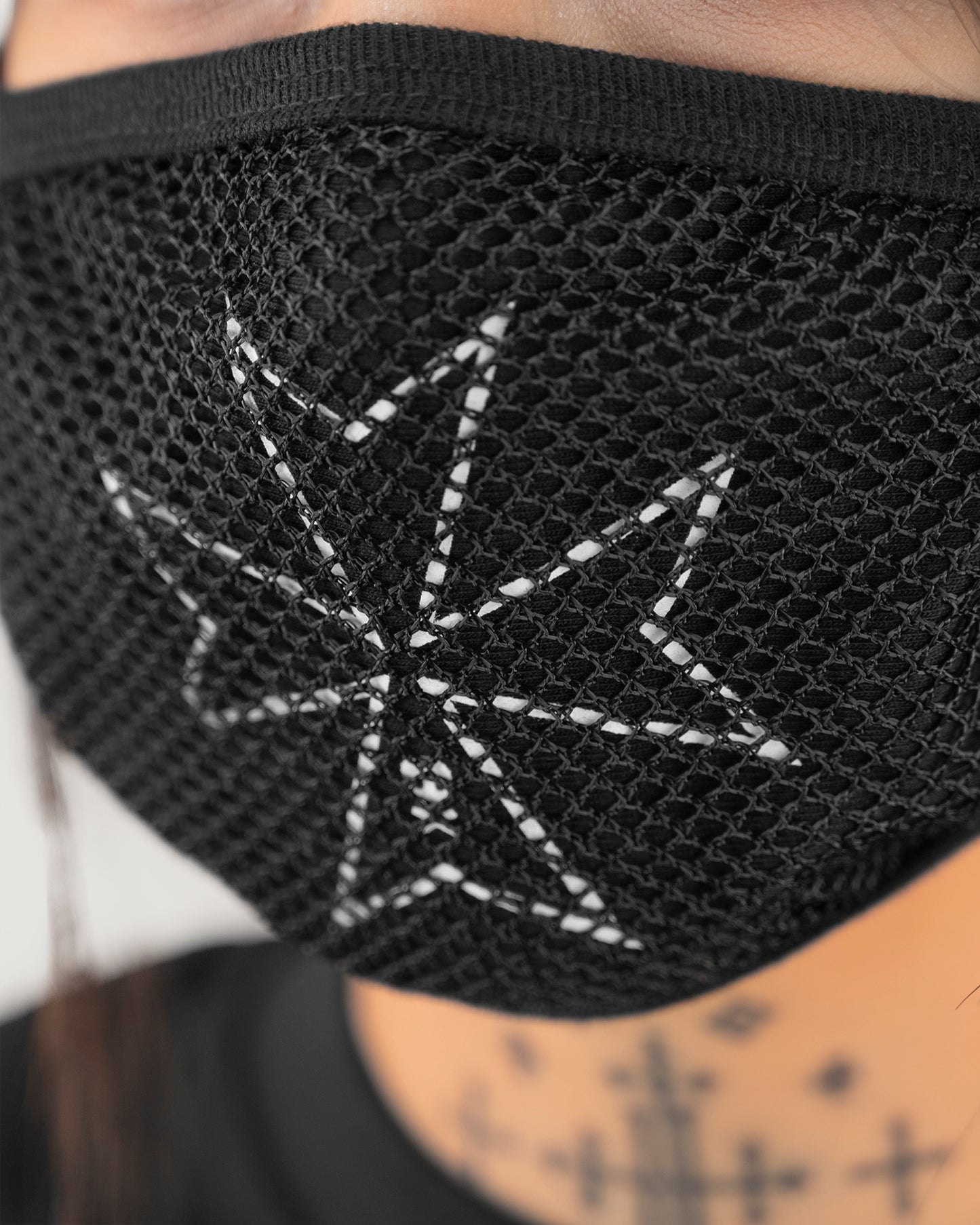 Maltese Cross Mesh Mask