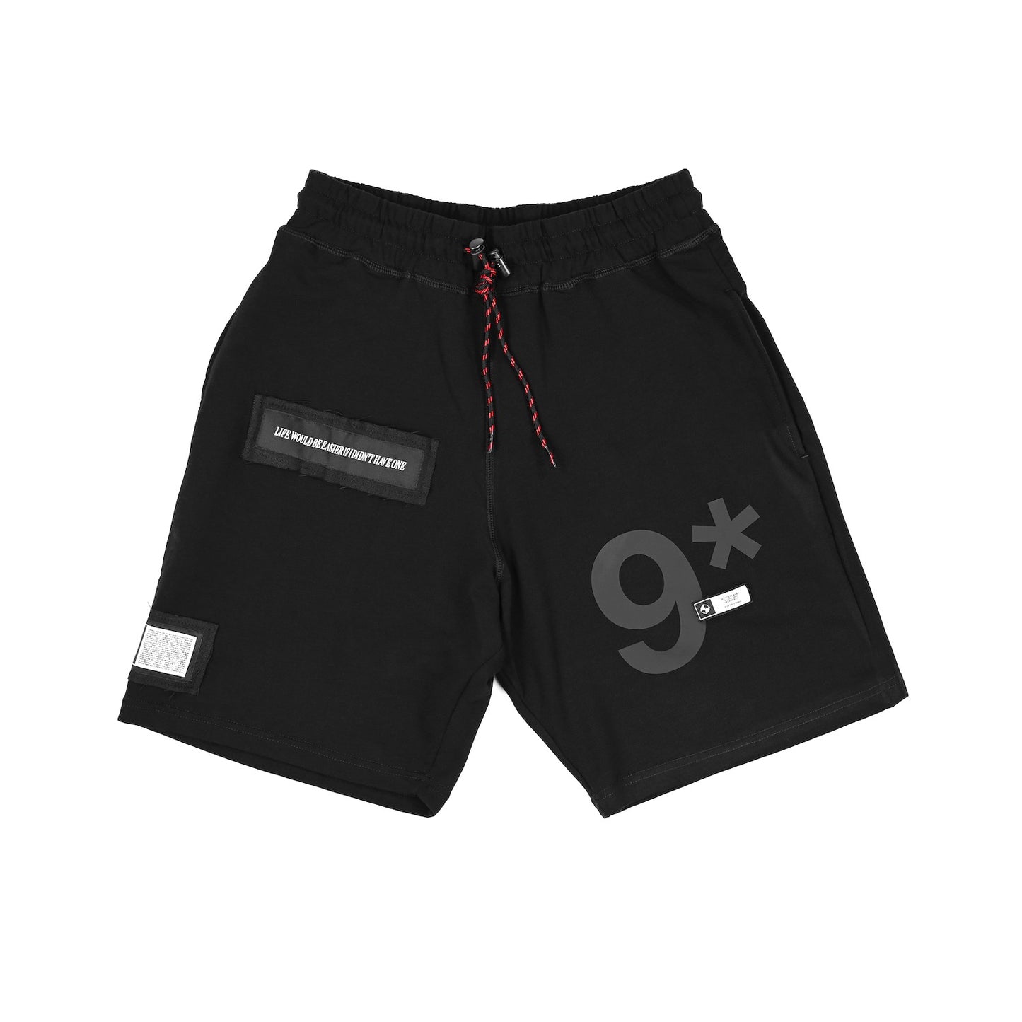 Patched Shorts