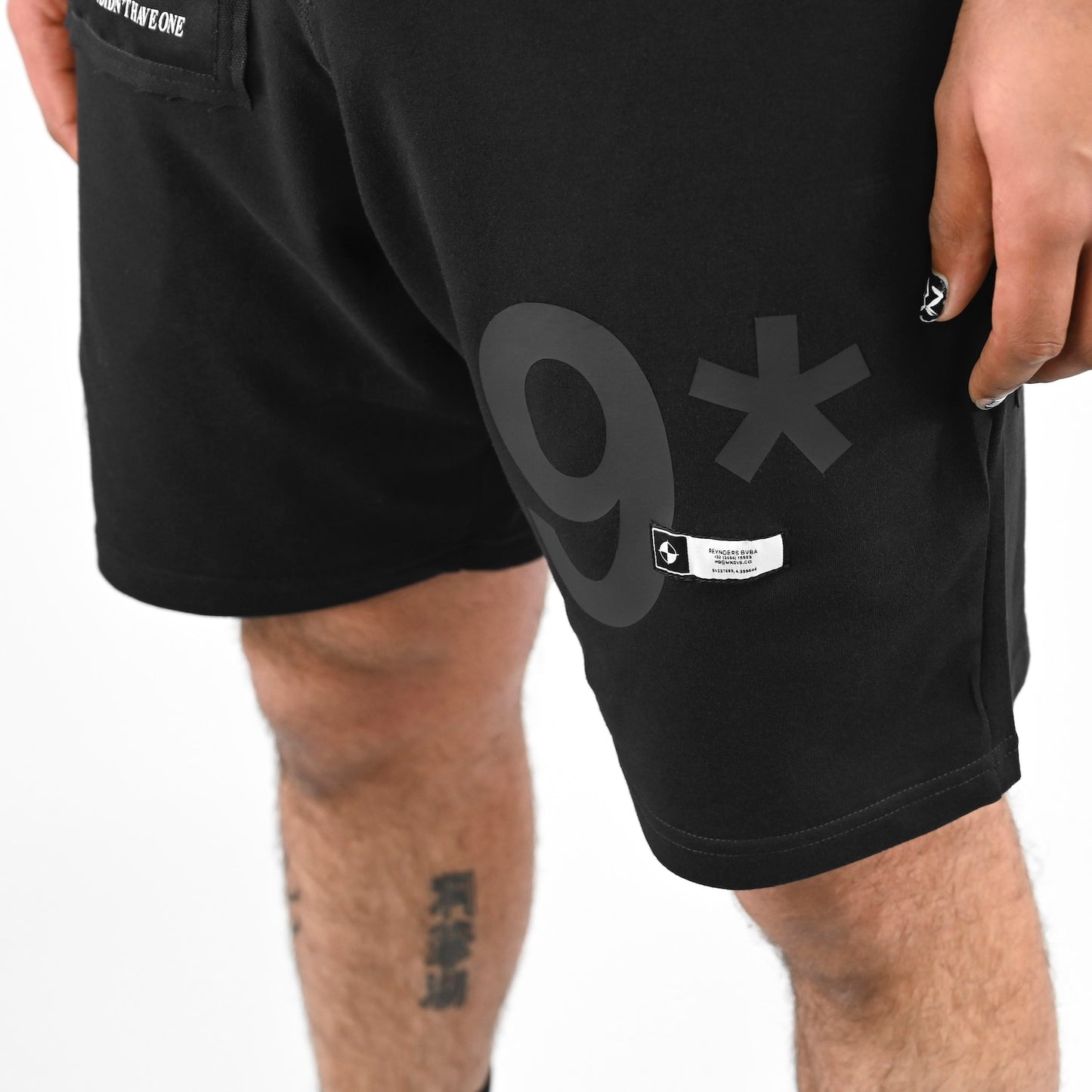 Patched Shorts