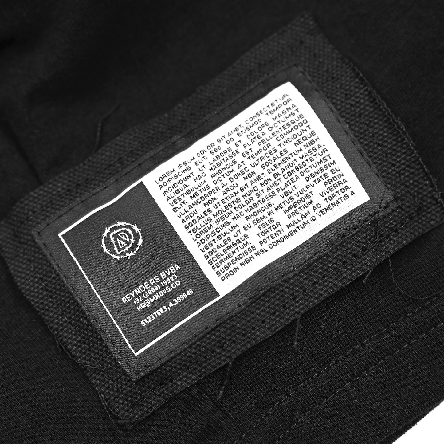Patched Shorts