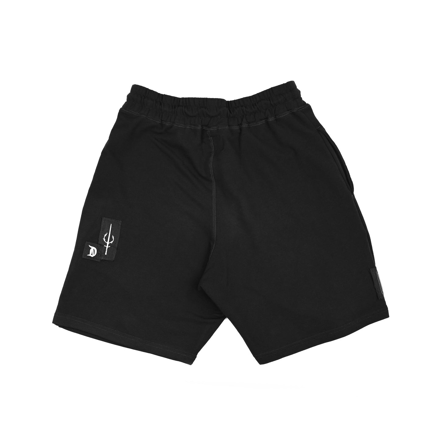 Patched Shorts
