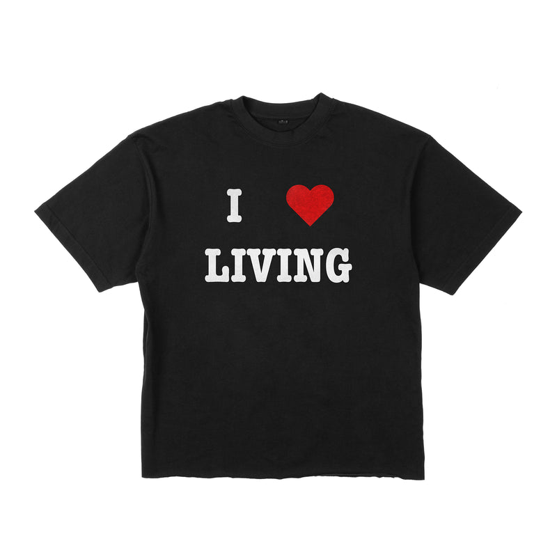 I Love Living T-shirt by MXDVS, t-shirt