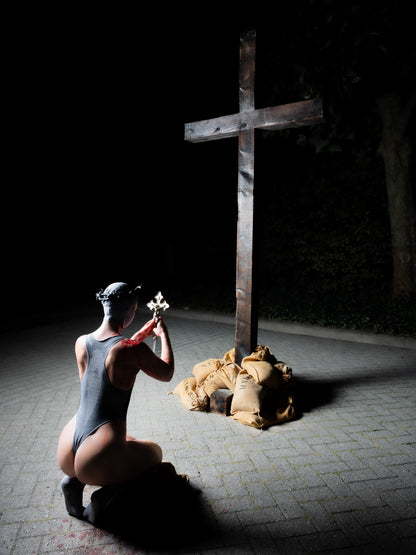 E7.2 Knitted Bodysuit Grey