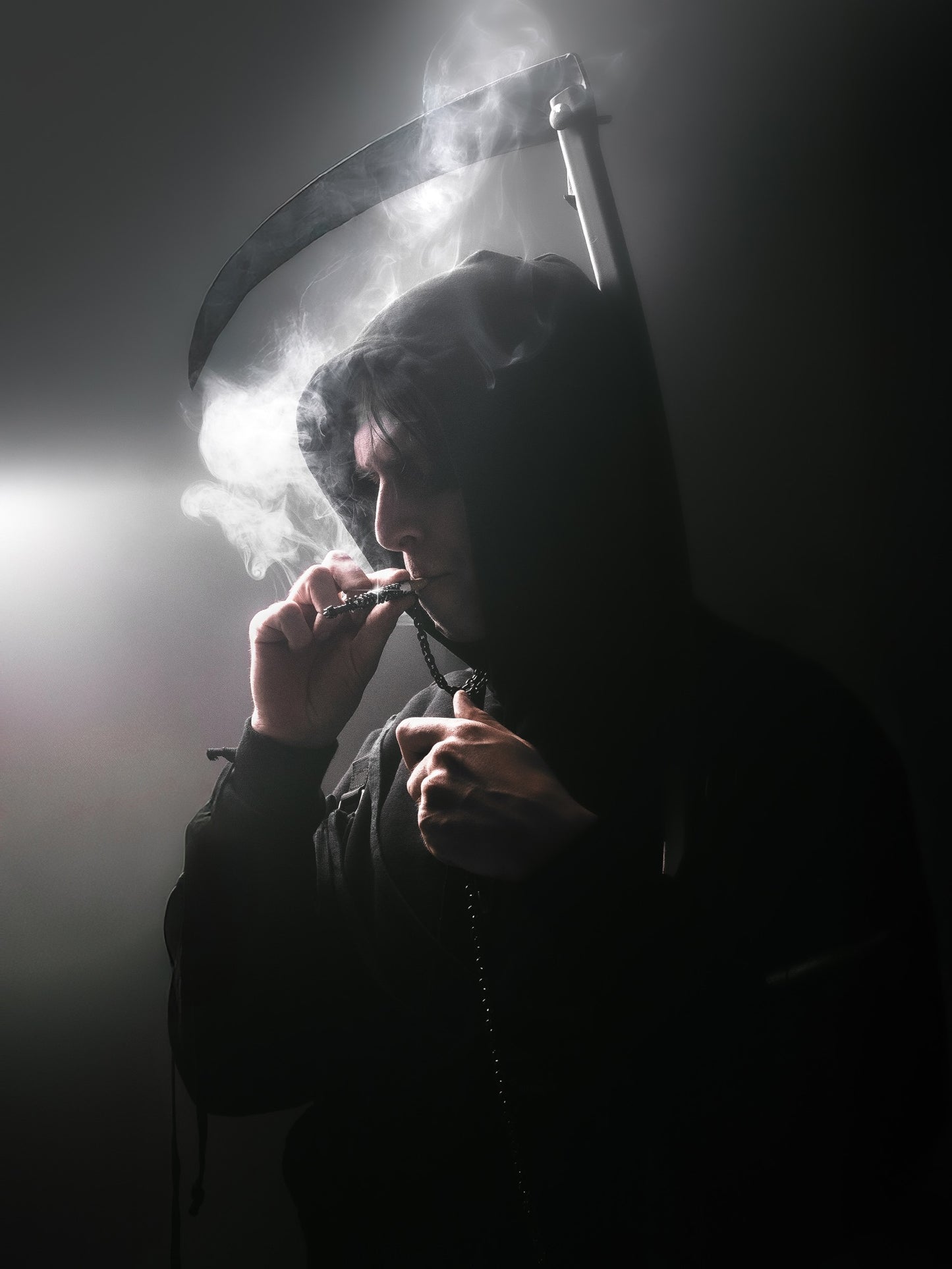 Ribcage Cigarette Necklace