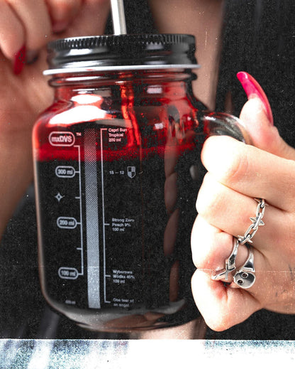 Glass Drinking Jar