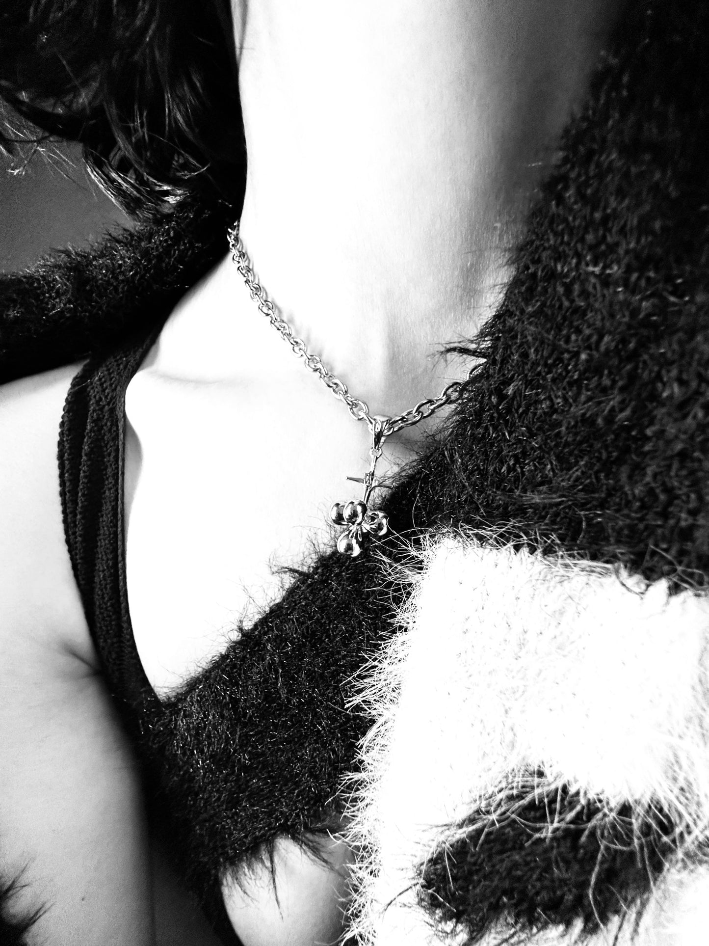 Sterling Clover Necklace