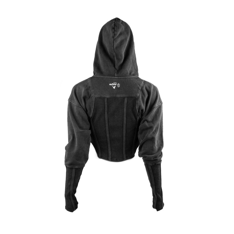 Corset Hoodie by MXDVS, hoodie, second view