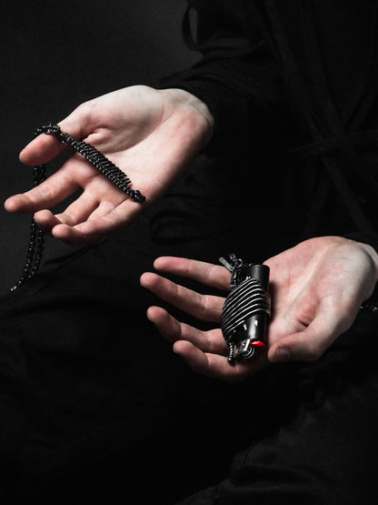 Ribcage Cigarette Necklace