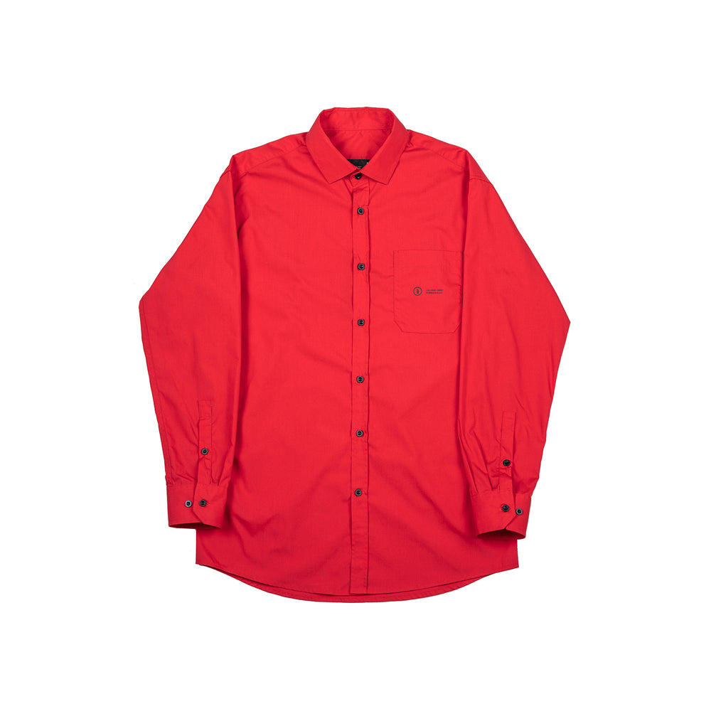 Red Button Shirt LS