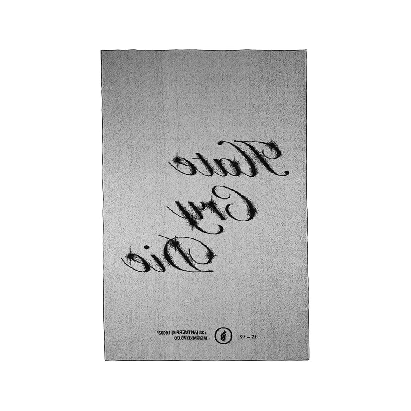 Hate, Cry, Die Blanket by MXDVS, second view