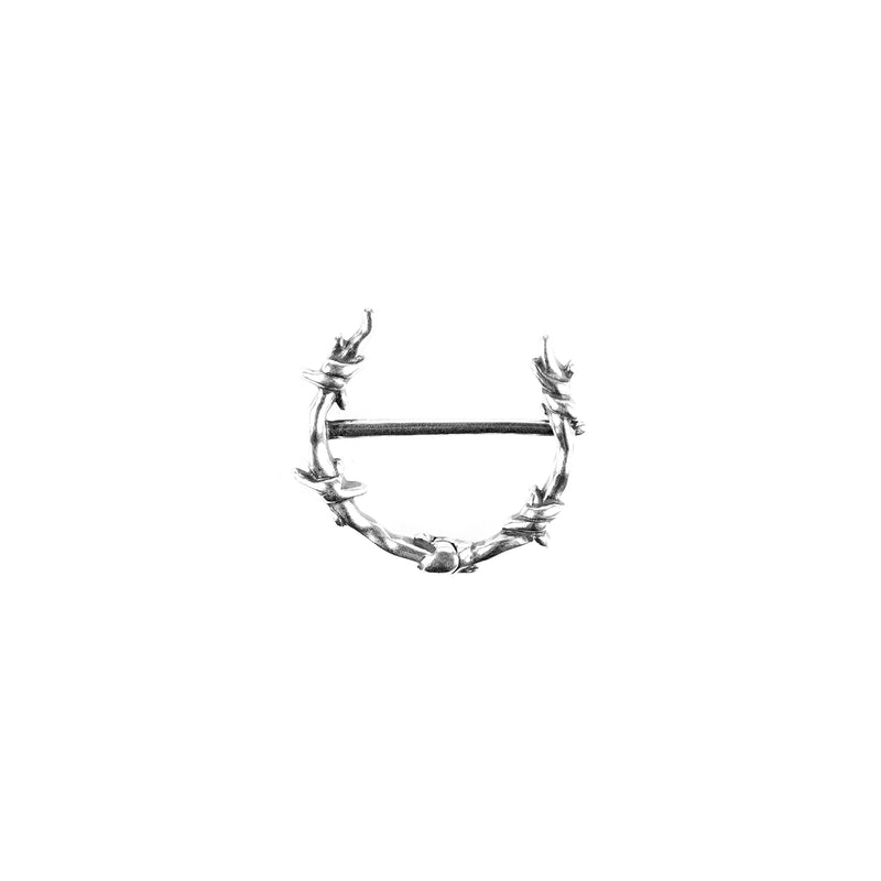 Barbed wire Nipple Piercing by MXDVS, piercing
