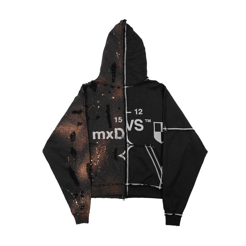 Splitted hoodie 2.0 by MXDVS, hoodie, second view