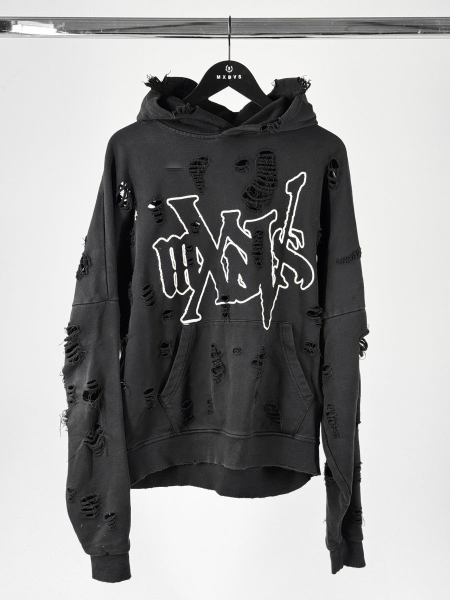 Distressed hoodie (prototype)